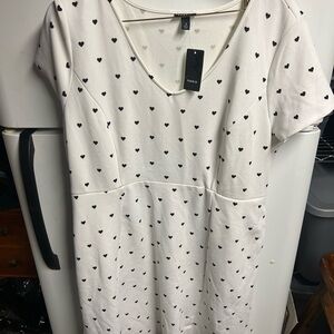 Torrid Cream Raglan Sleeve V-Neck Sundress